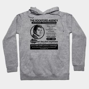 Jim Rockford Newspaper Ad Hoodie